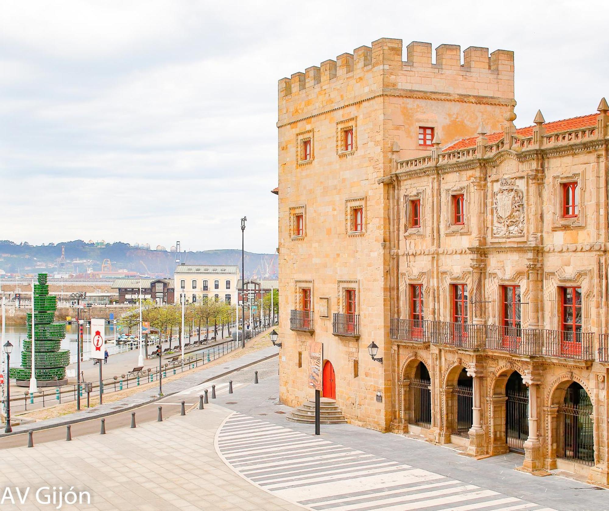 El Palacio Gijón Buitenkant foto